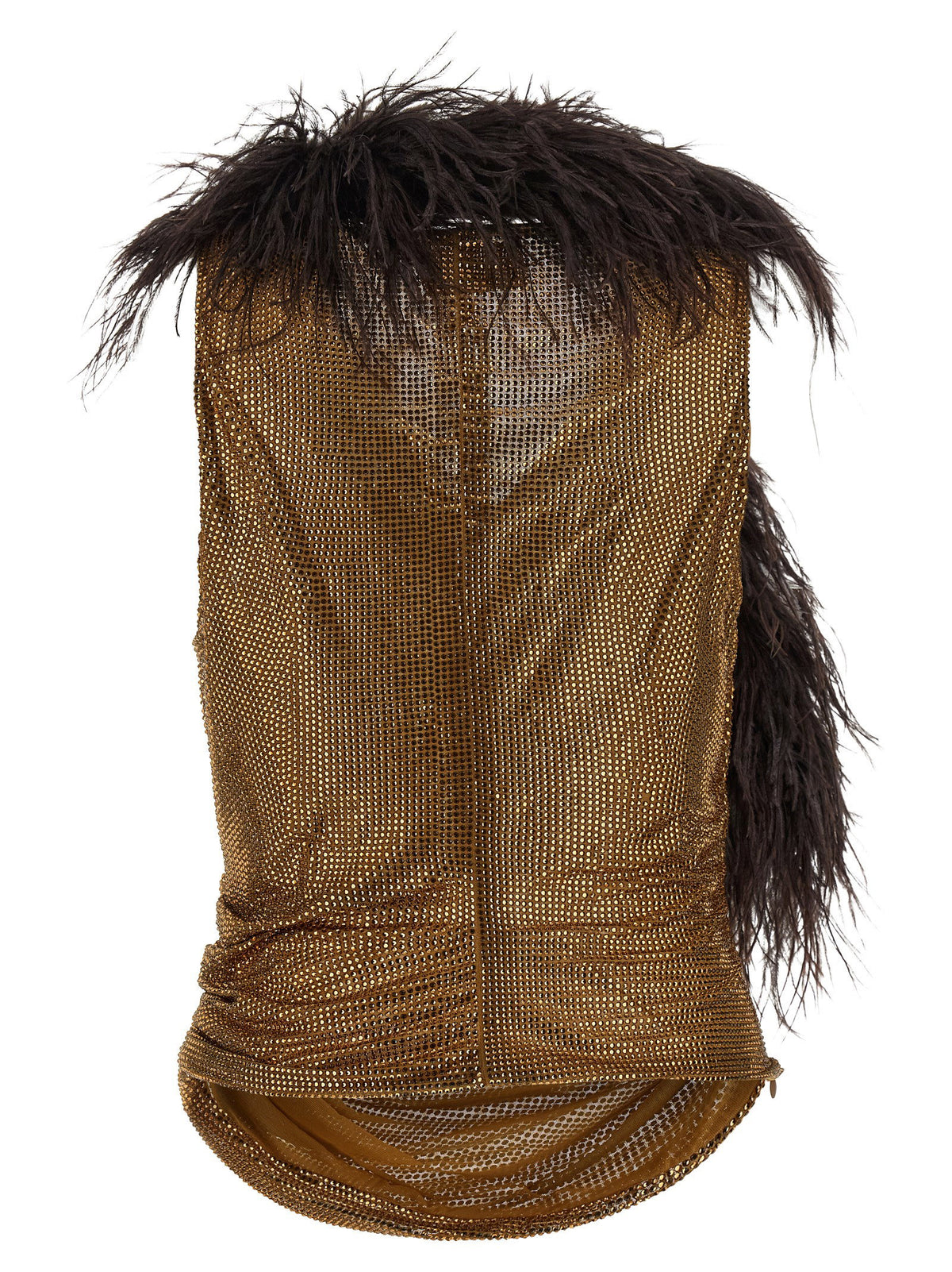 Giuseppe Di Morabito Mesh And Feather Top