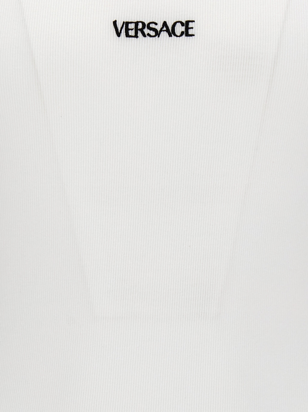 Versace Logo Embroidery Tank Top