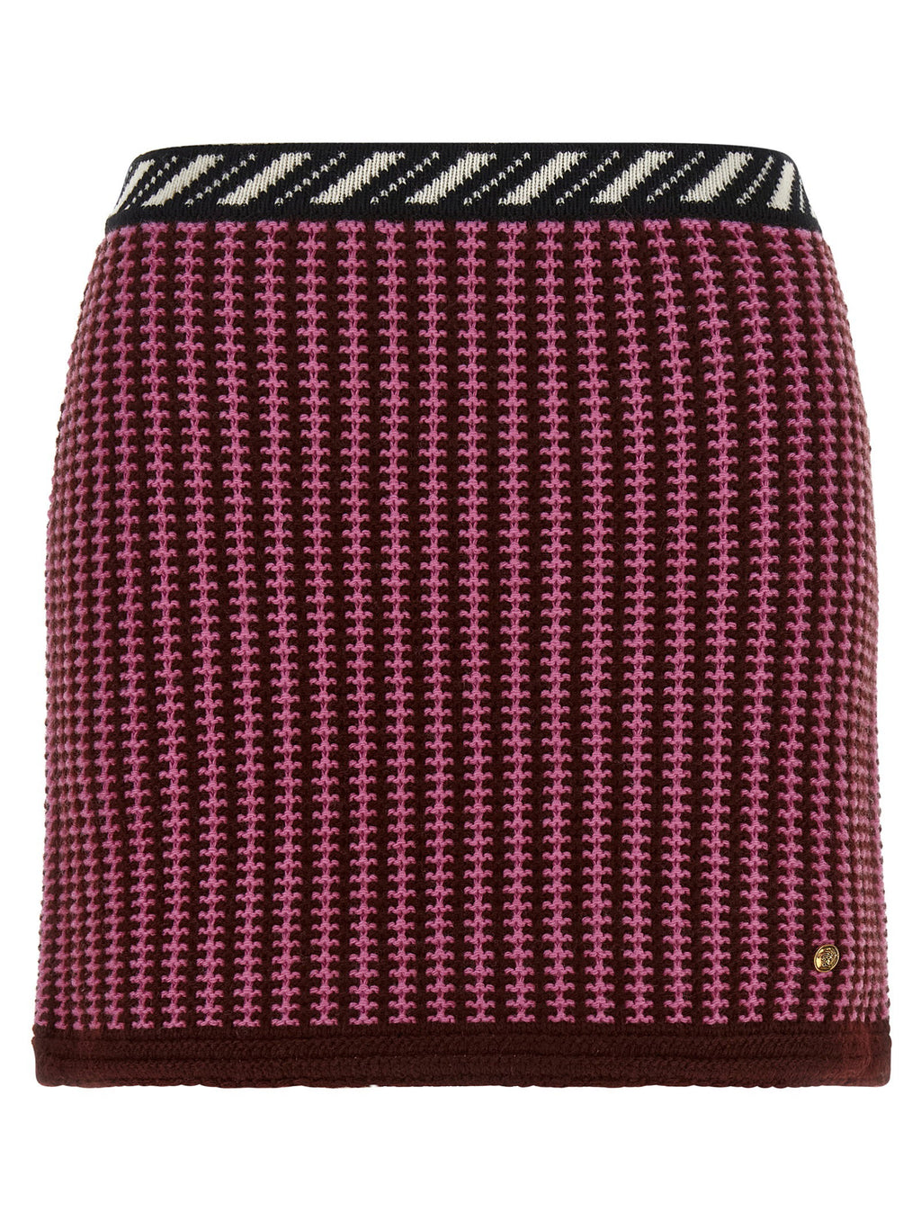 Versace Crochet Knit Skirt