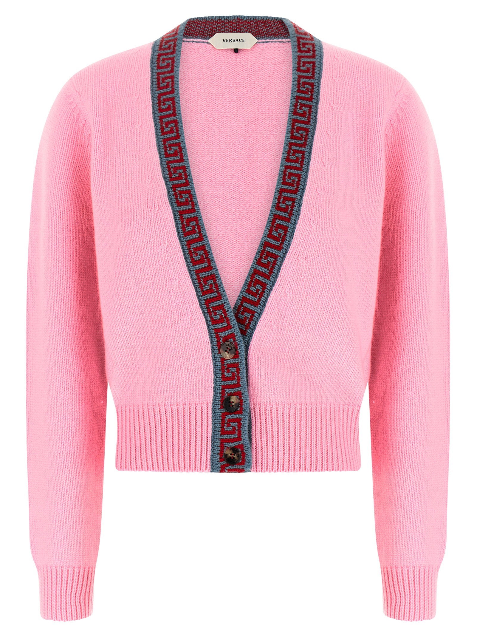 Versace Wool And Cashmere Cardigan