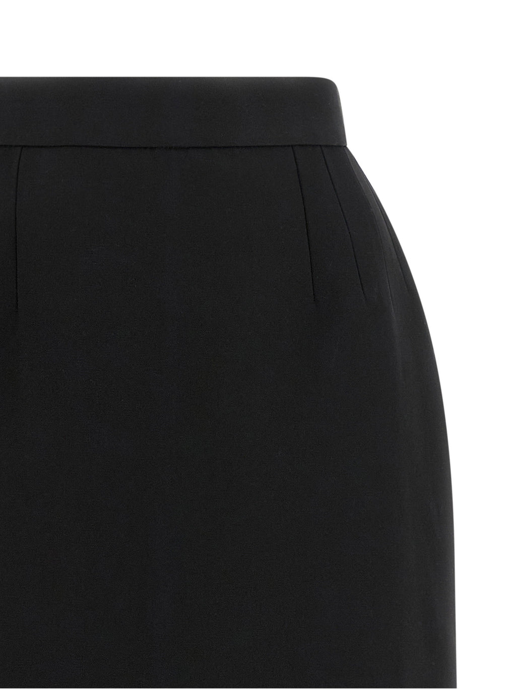 Versace Grain De Poudre Wool Skirt