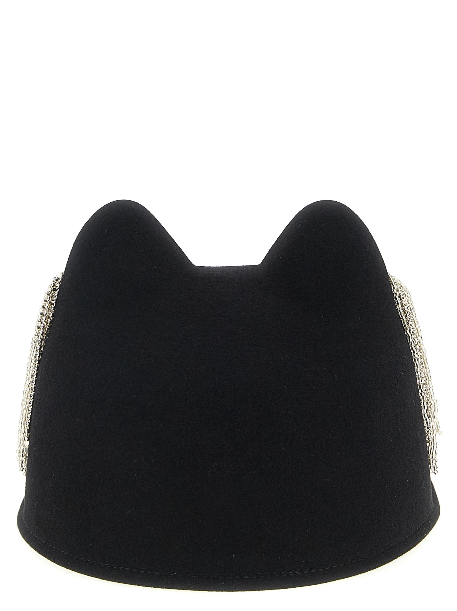 Maison Michel Jamie Hat With Crystals