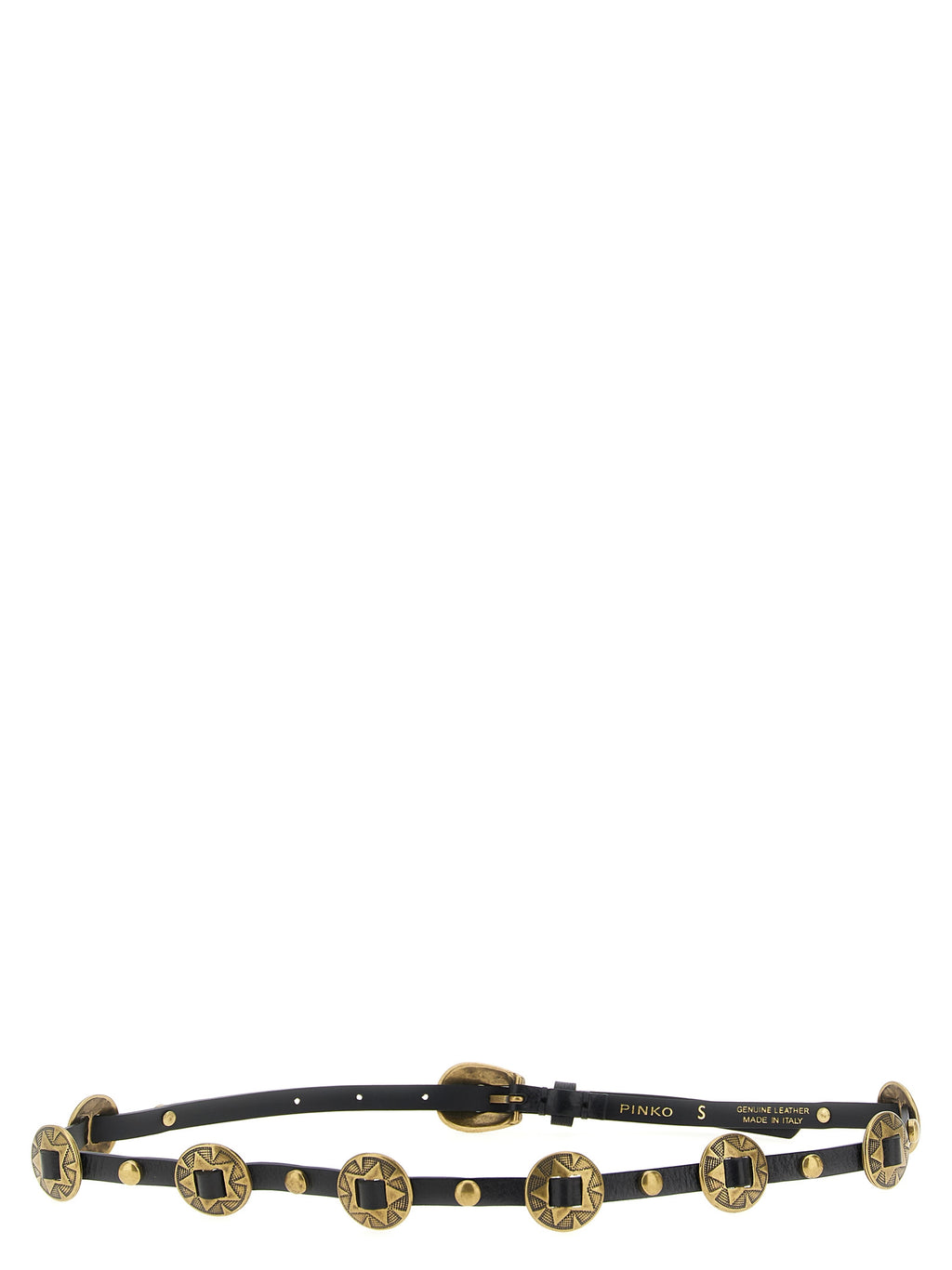 Pinko Engraved Plaque Belt