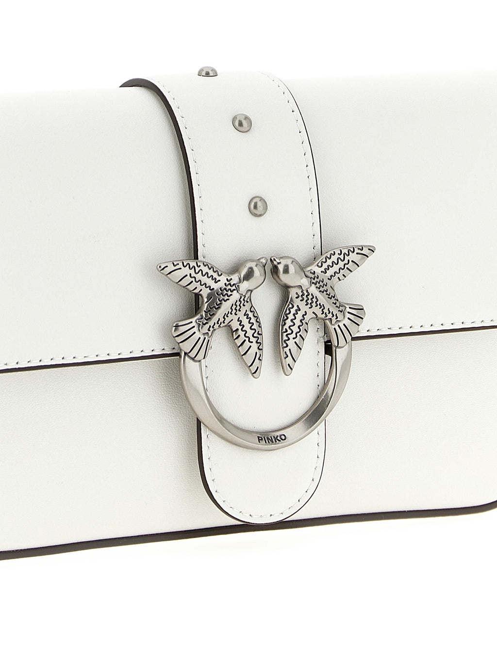 Pinko Mini Love Slouchy Shoulder Bag