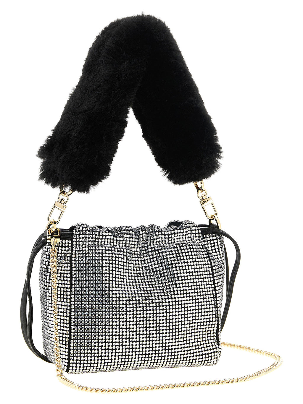 Pinko Rhinestone Bucket Bag
