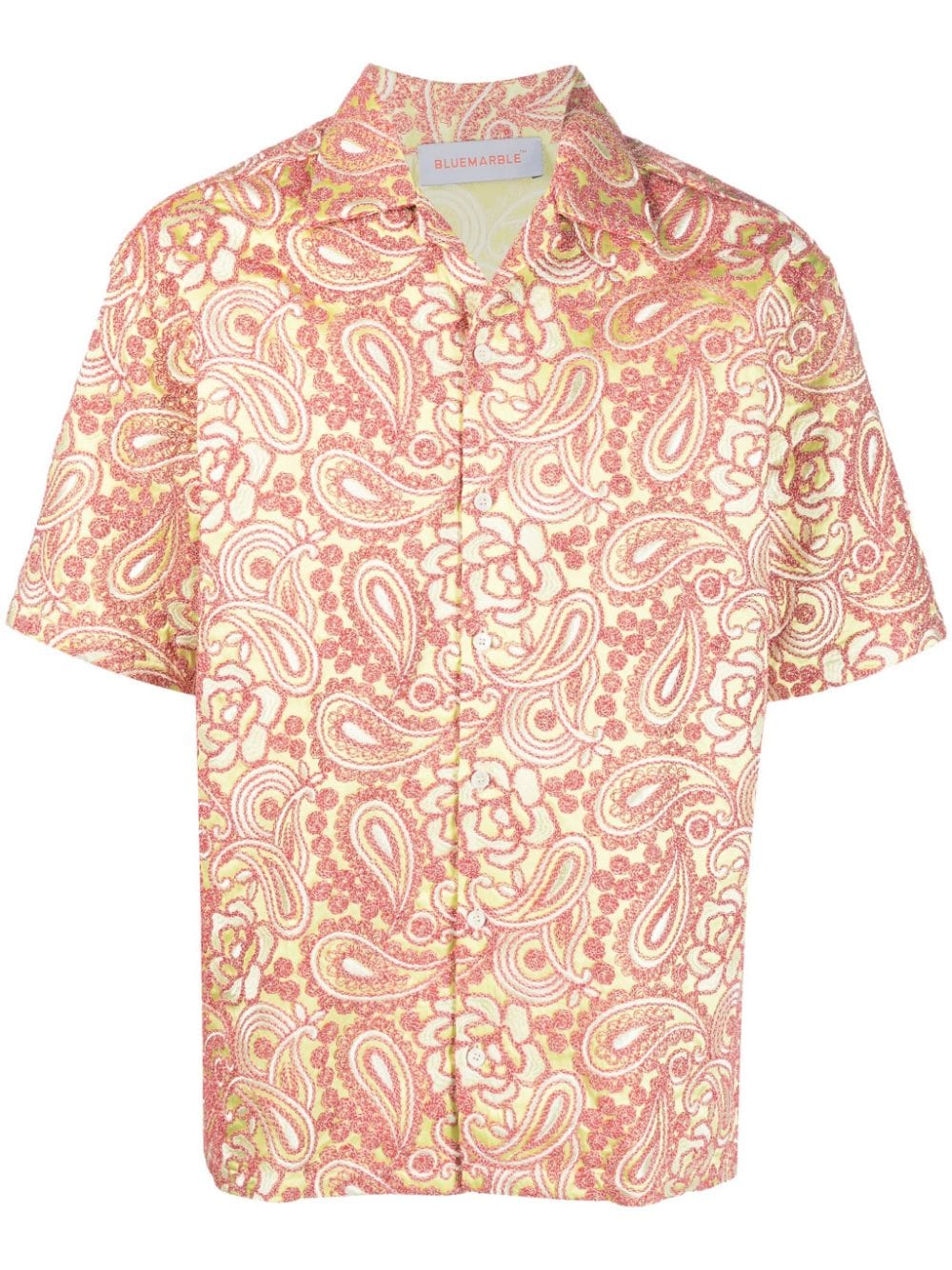 Bluemarble Short sleeve embroidered shirt
