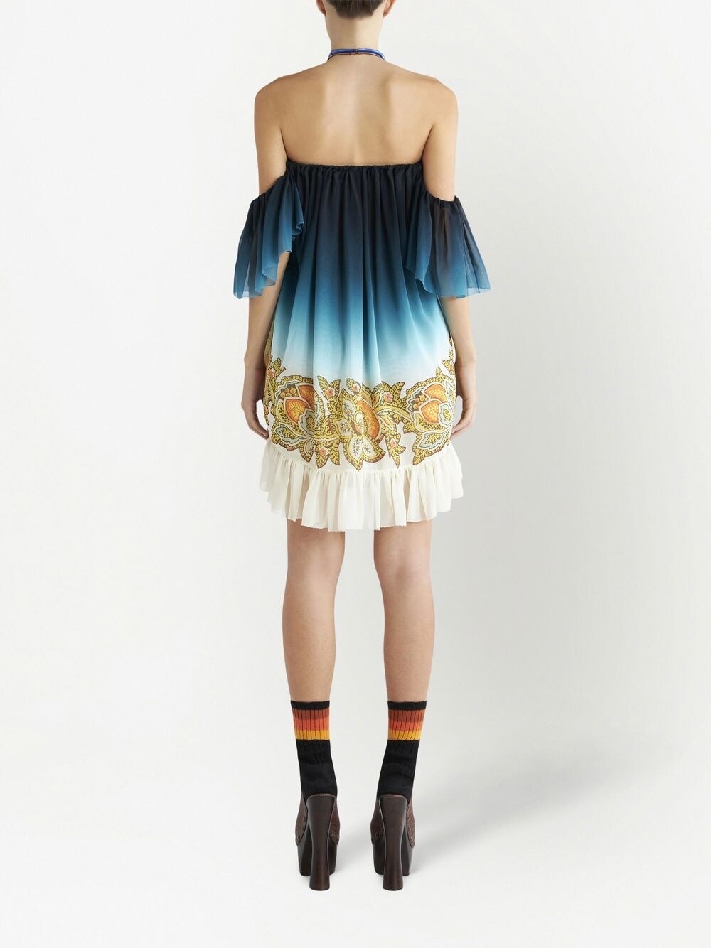 Etro Paisley-print silk dress