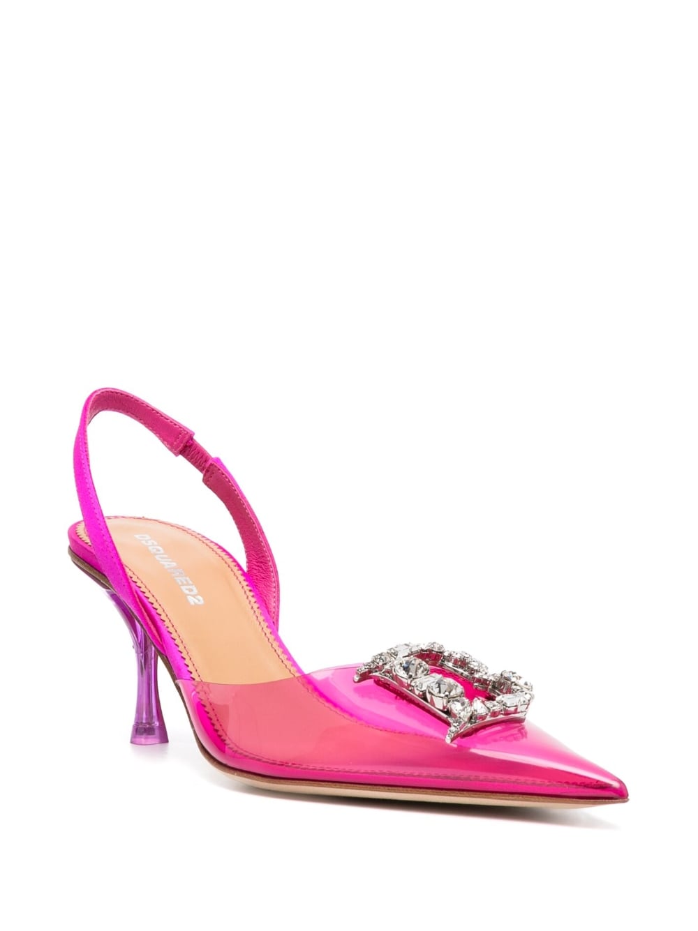Dsquared2 D2 Rhinestone Statement Slingback pumps