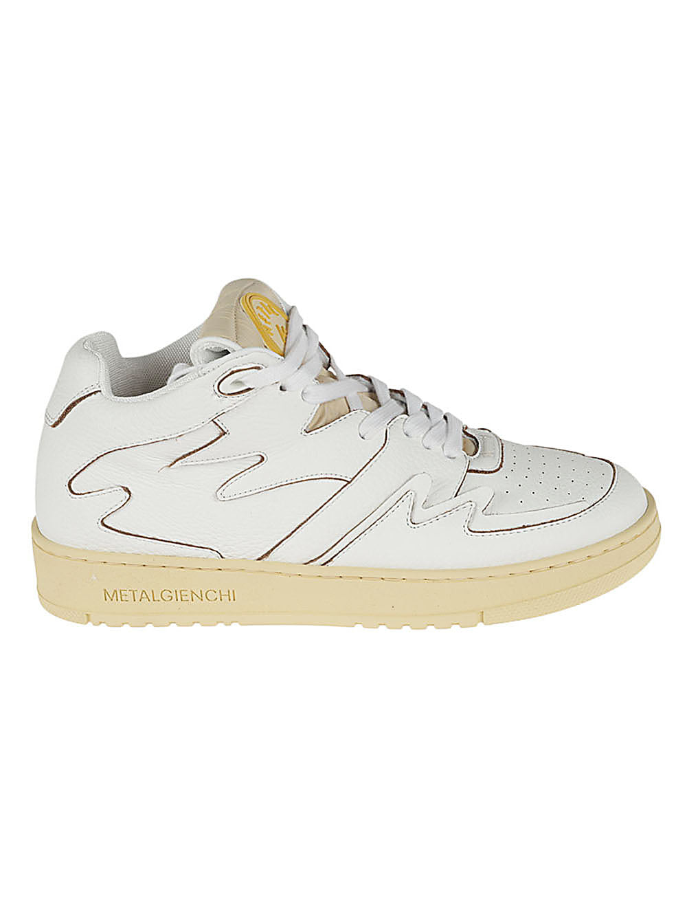 Metalgienchi Neon leather sneakers
