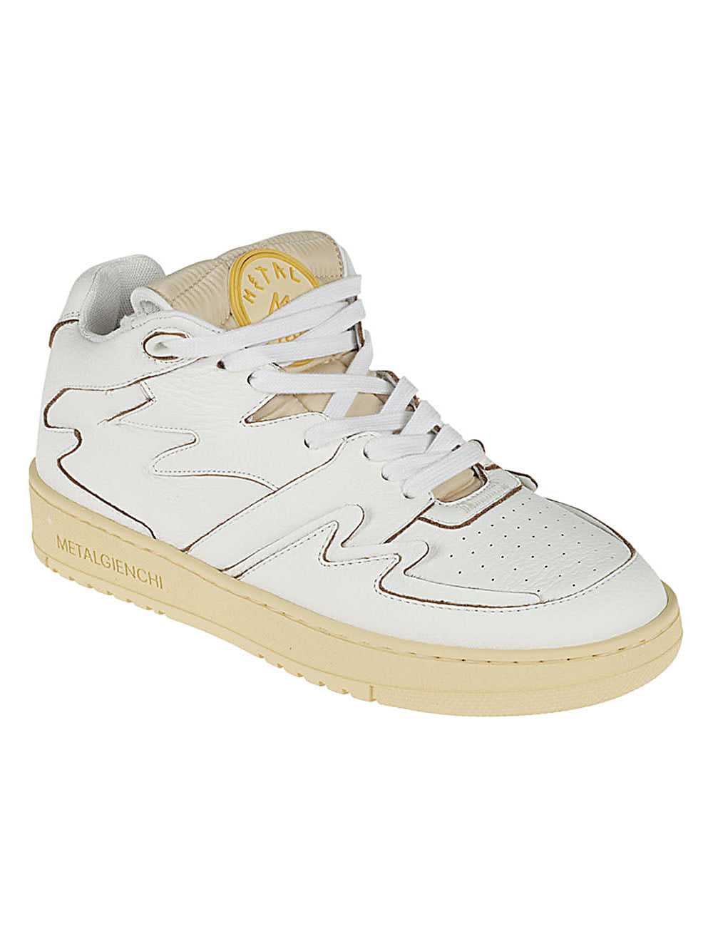 Metalgienchi Neon leather sneakers
