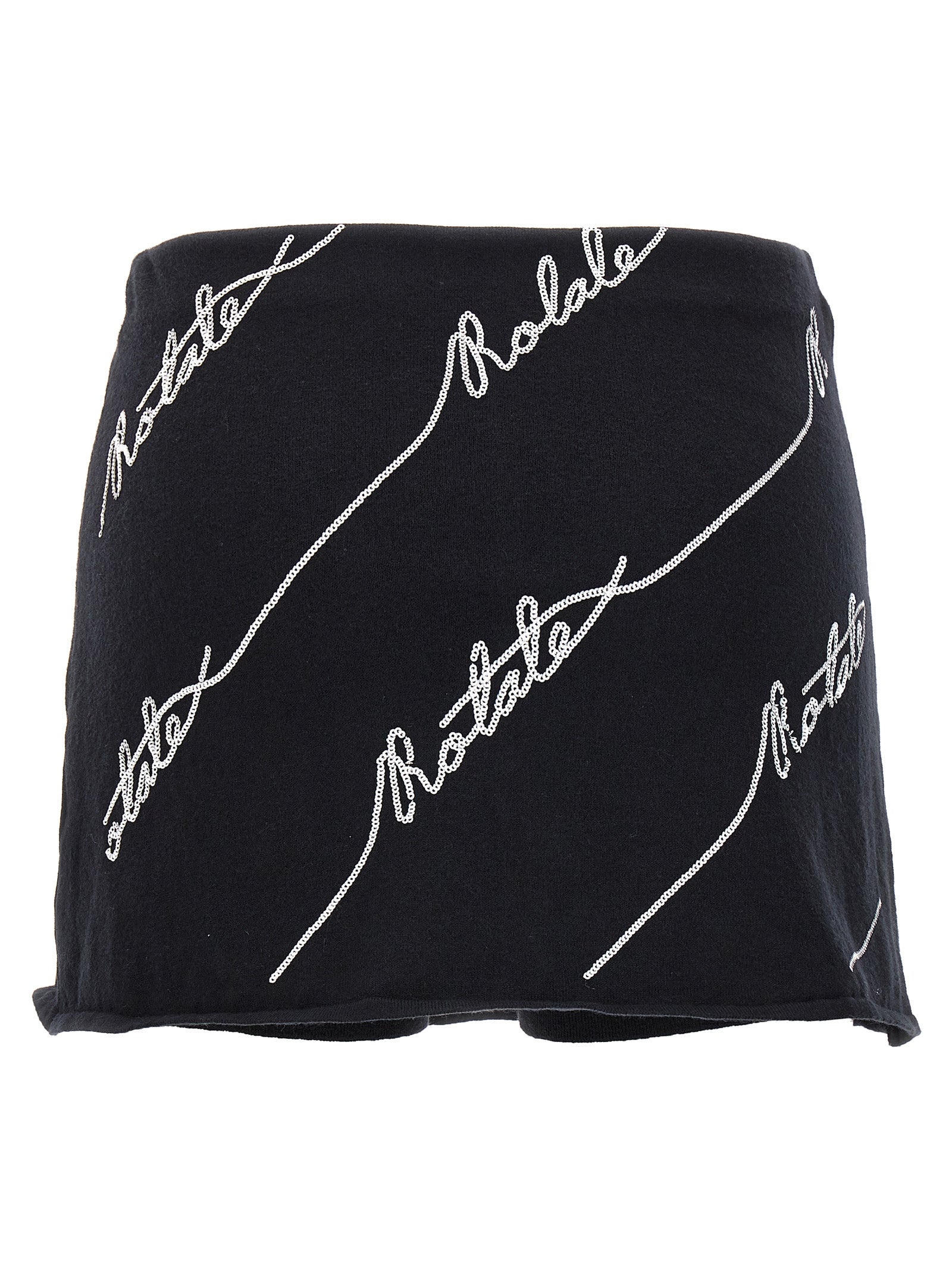 Rotate Birger Christensen Skort Sequin Logo Mini