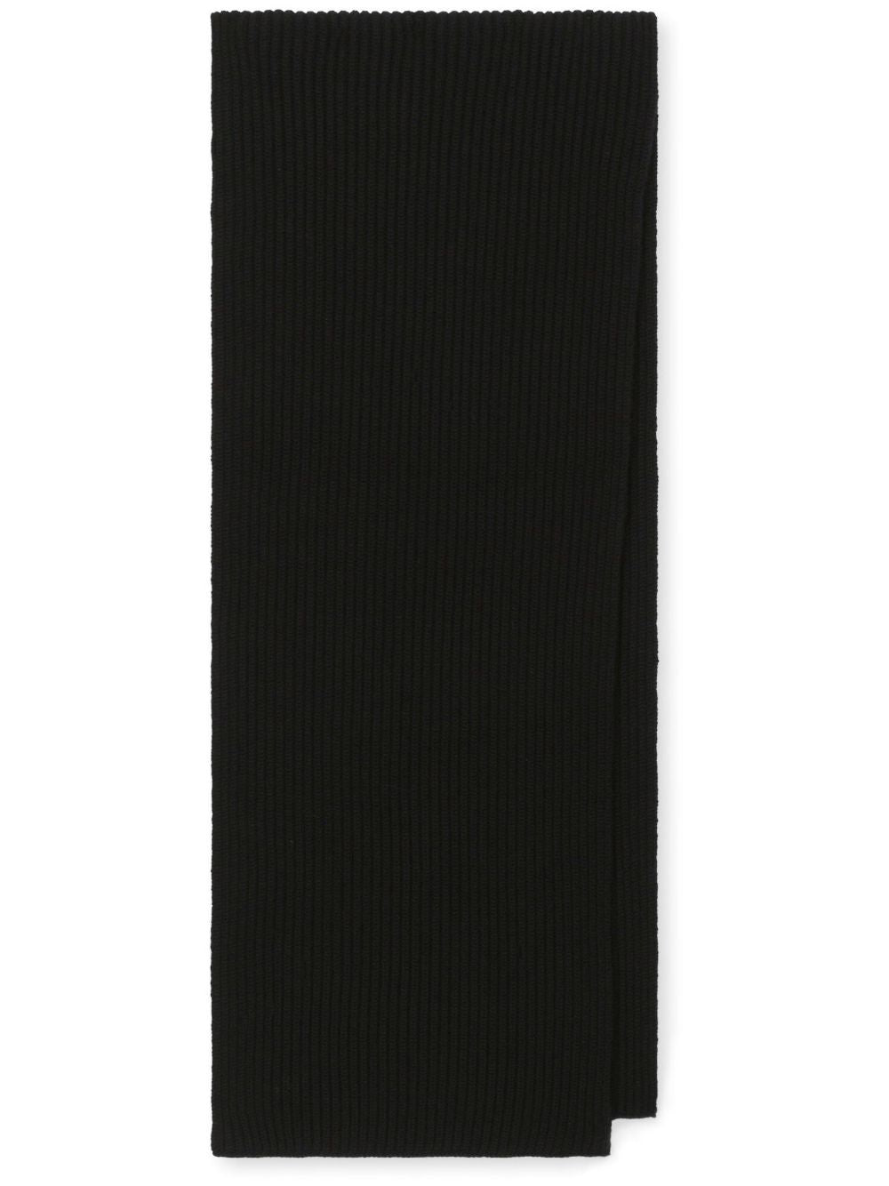 Dolce & Gabbana Fisherman’s rib cashmere scarf with DG logo