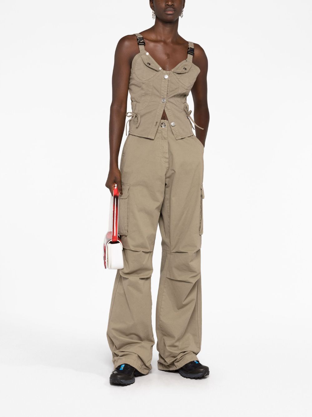 Coperni Wide leg cargo trousers
