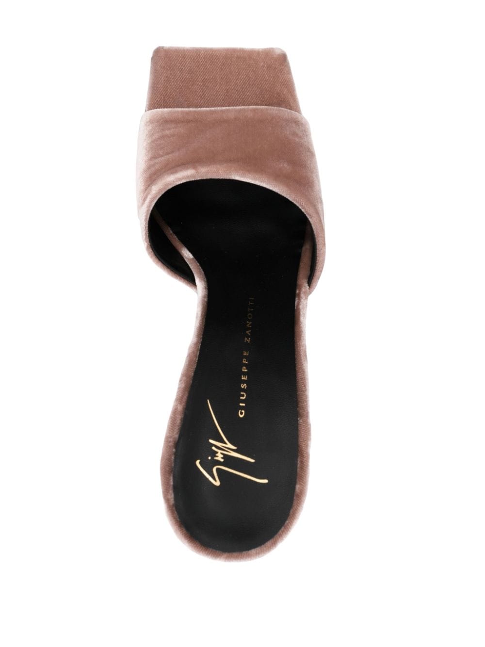 Giuseppe Zanotti Solhene 90mm velvet-effect sandals