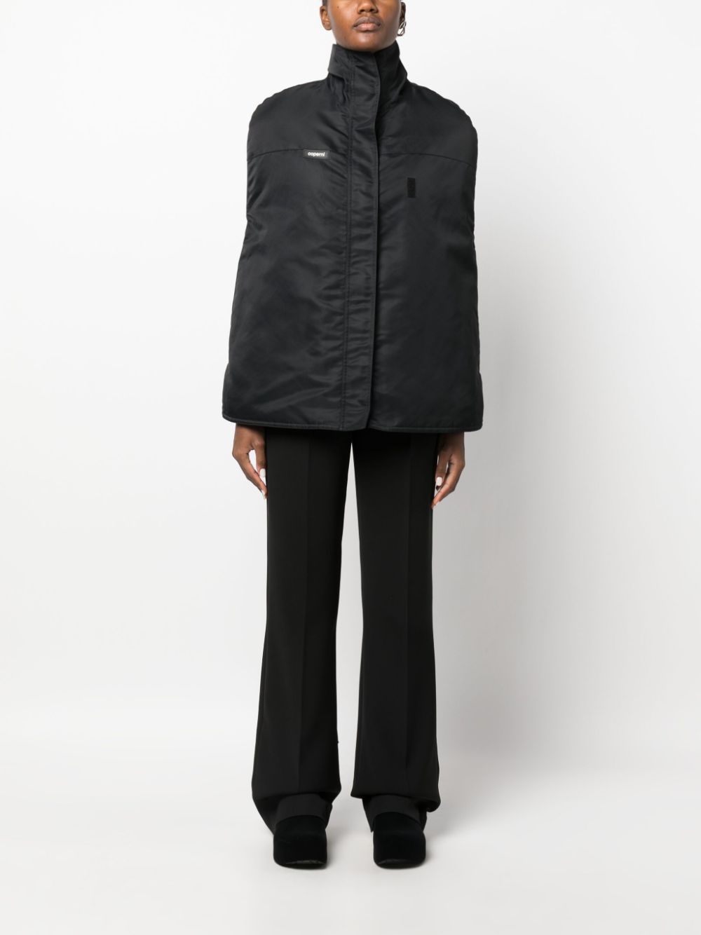 Coperni Logo-patch bomber cape