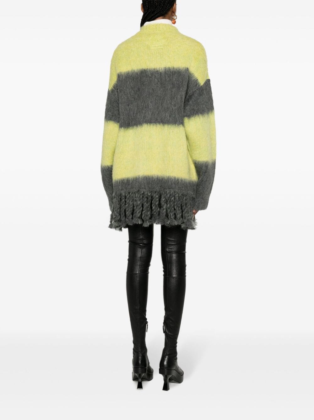 Etro Long striped cardigan