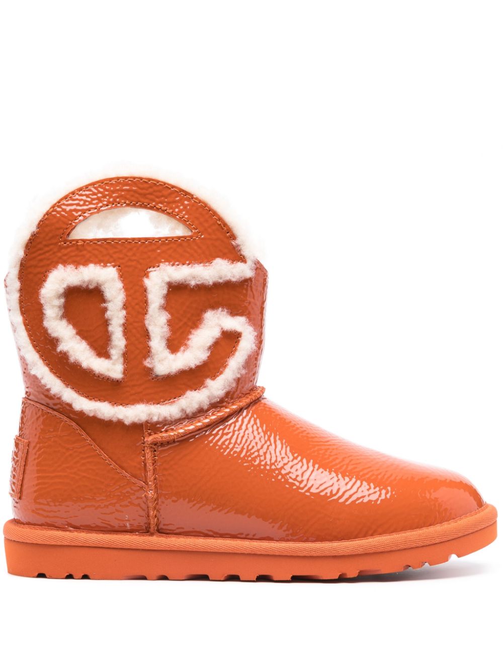 UGG X Telfar Logo Mini Crinkle Boots