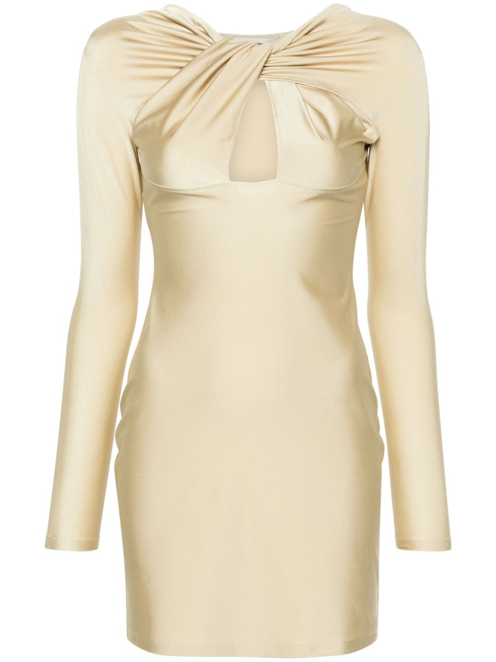 Coperni Cut-out twisted mini dress