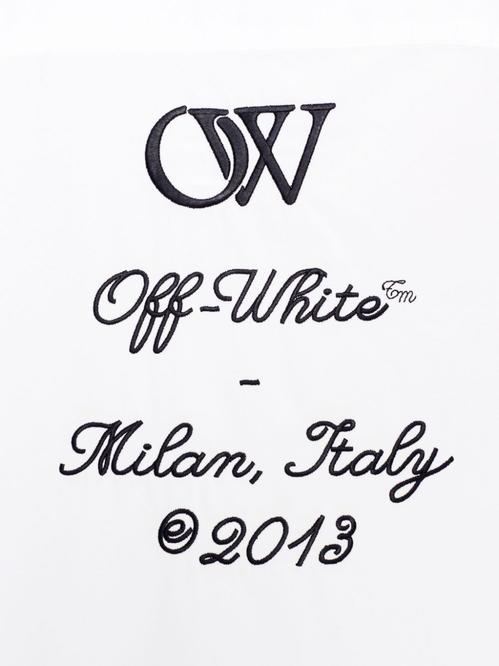 Off White Shirt with embroidery