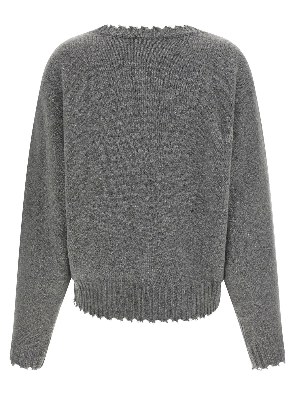 Nude Fringed Hem Sweater