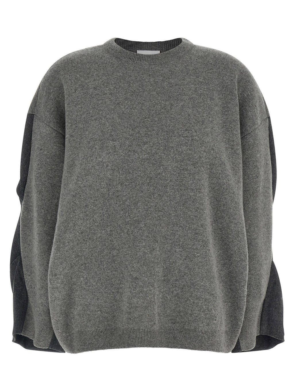 Nude Two-tone Sleeve Sweater