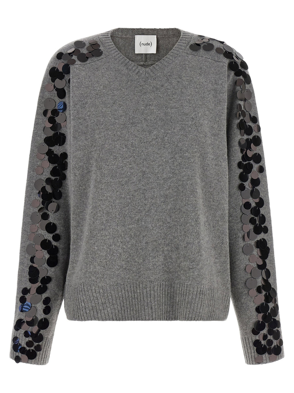 Nude Sequin Sweater