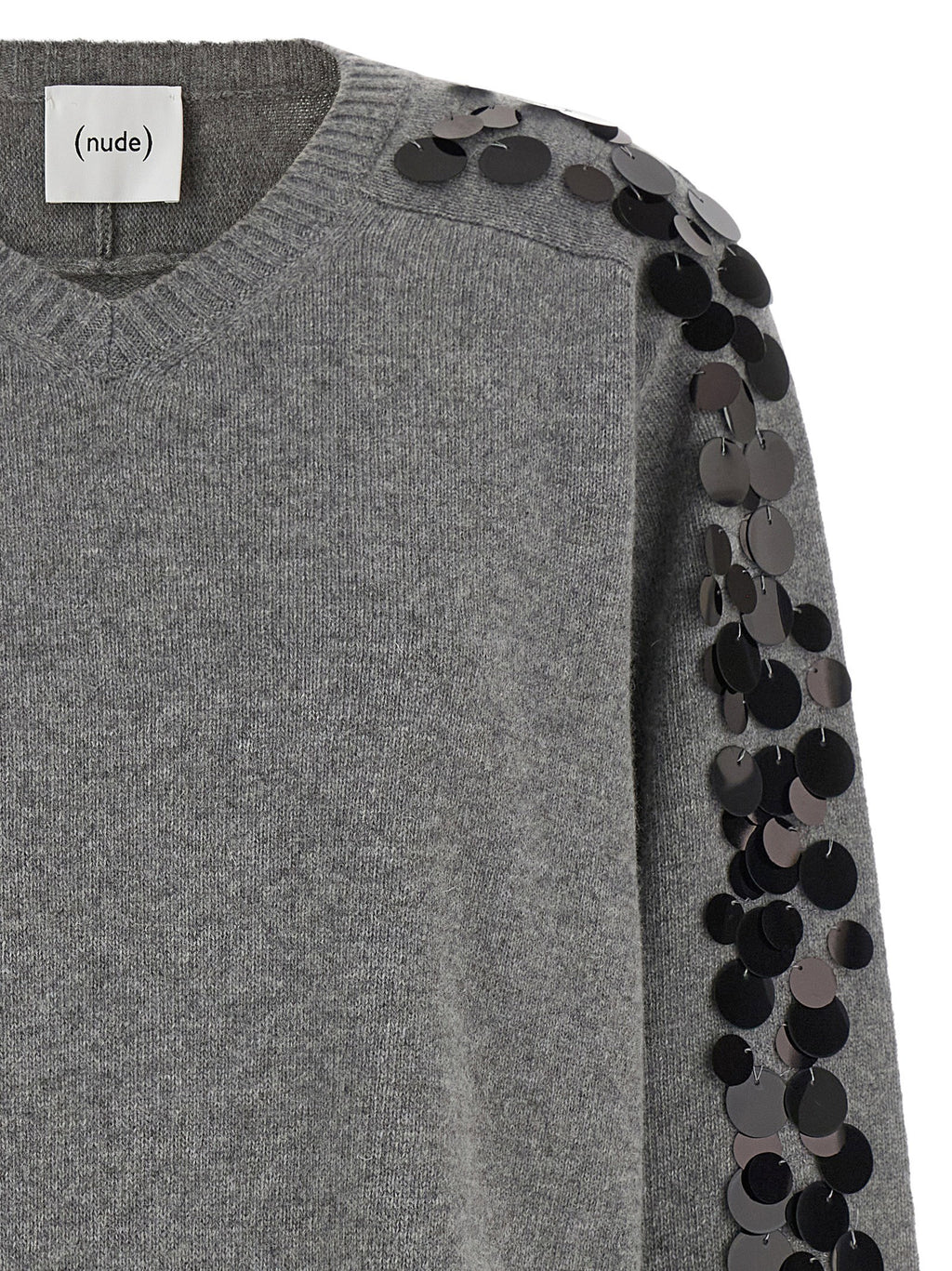Nude Sequin Sweater
