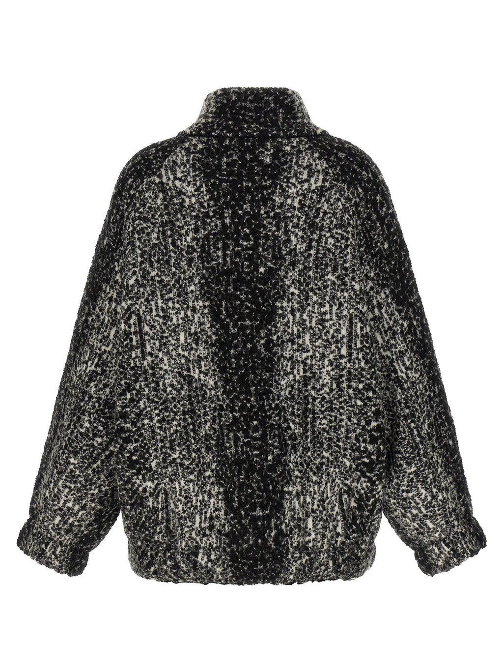 Nude Bouclé Bomber Jacket