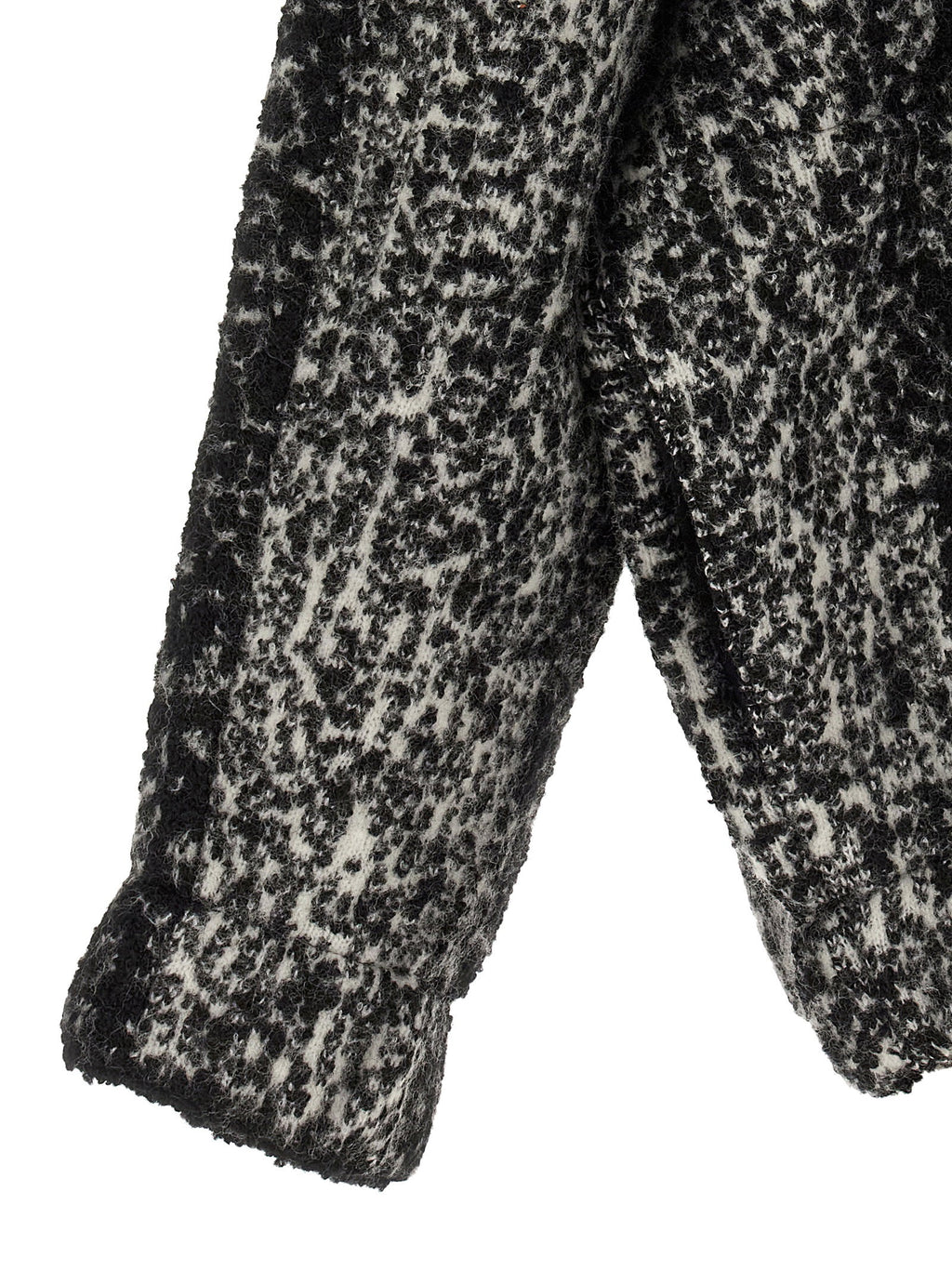 Nude Bouclé Bomber Jacket
