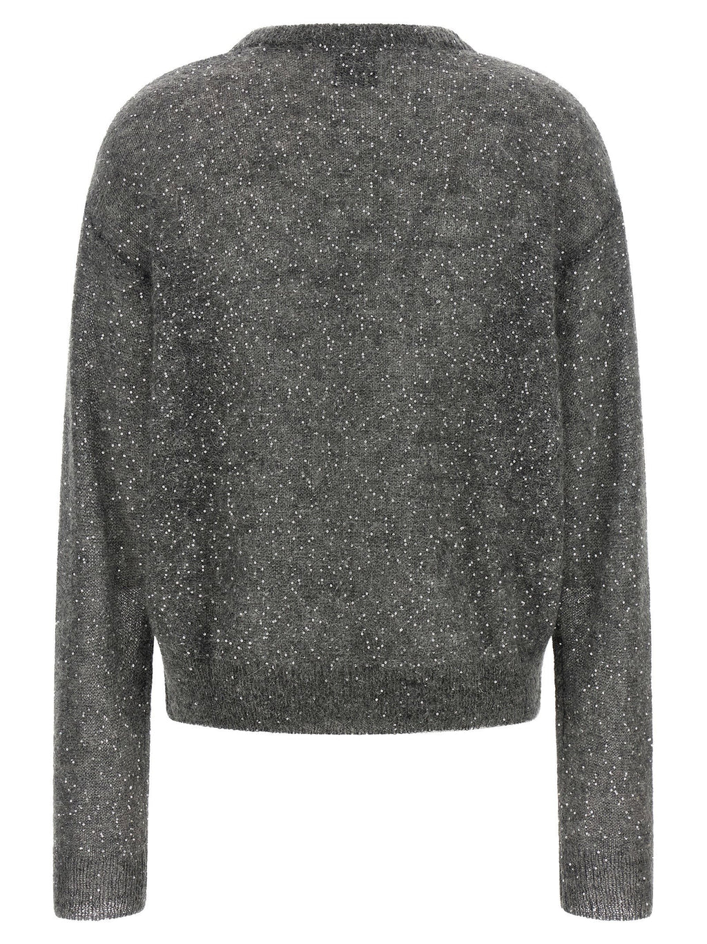 Nude Micro Sequin Sweater