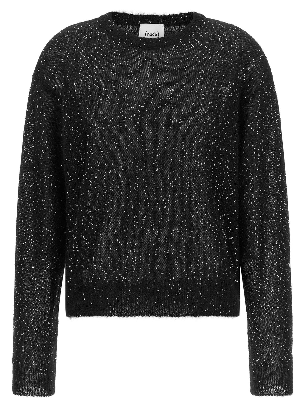 Nude Micro Sequin Sweater