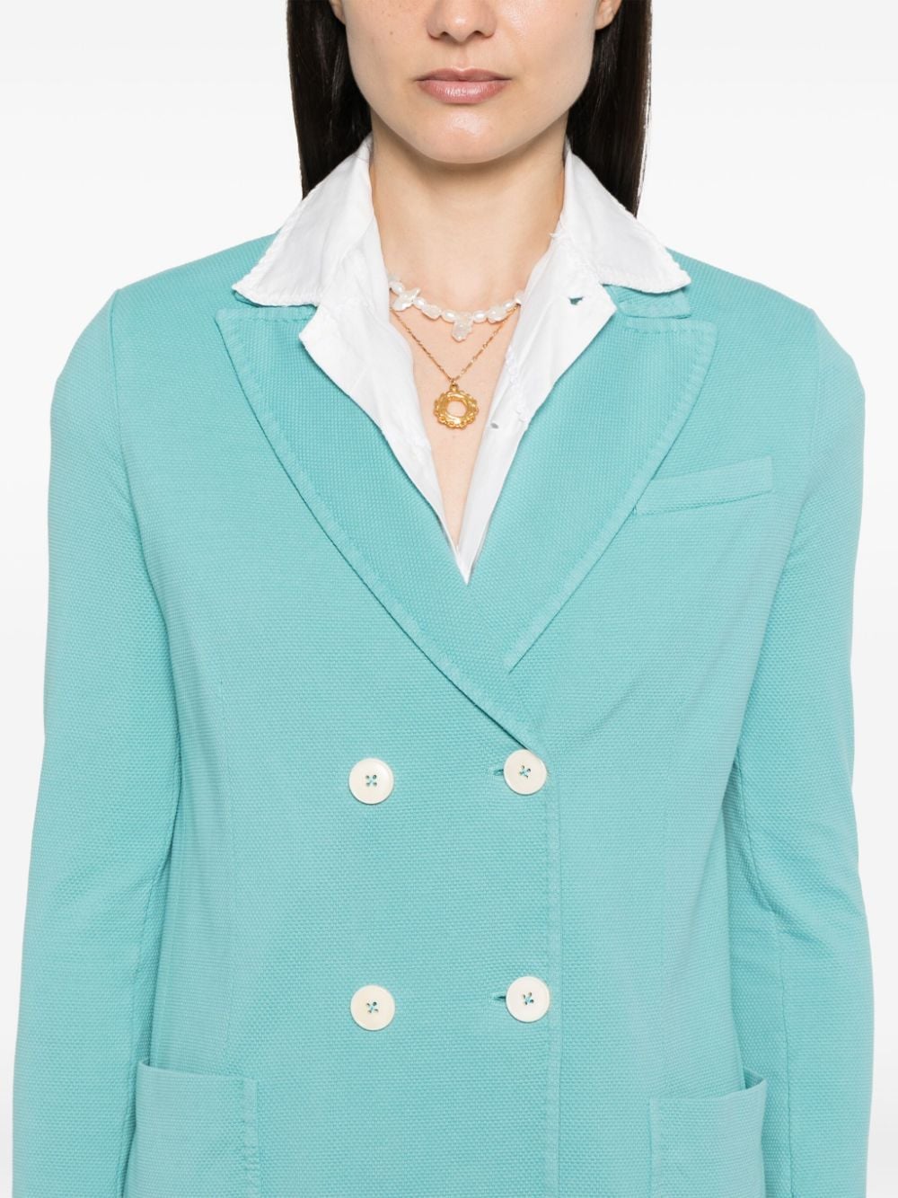 Circolo 1901 Oxford double-breasted jacket