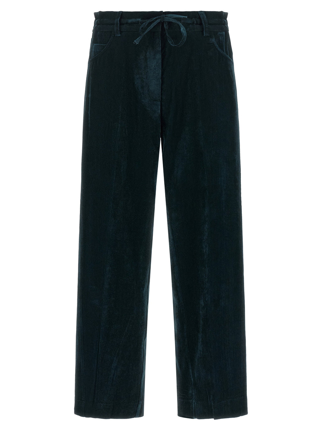 Nude Velvet Pants