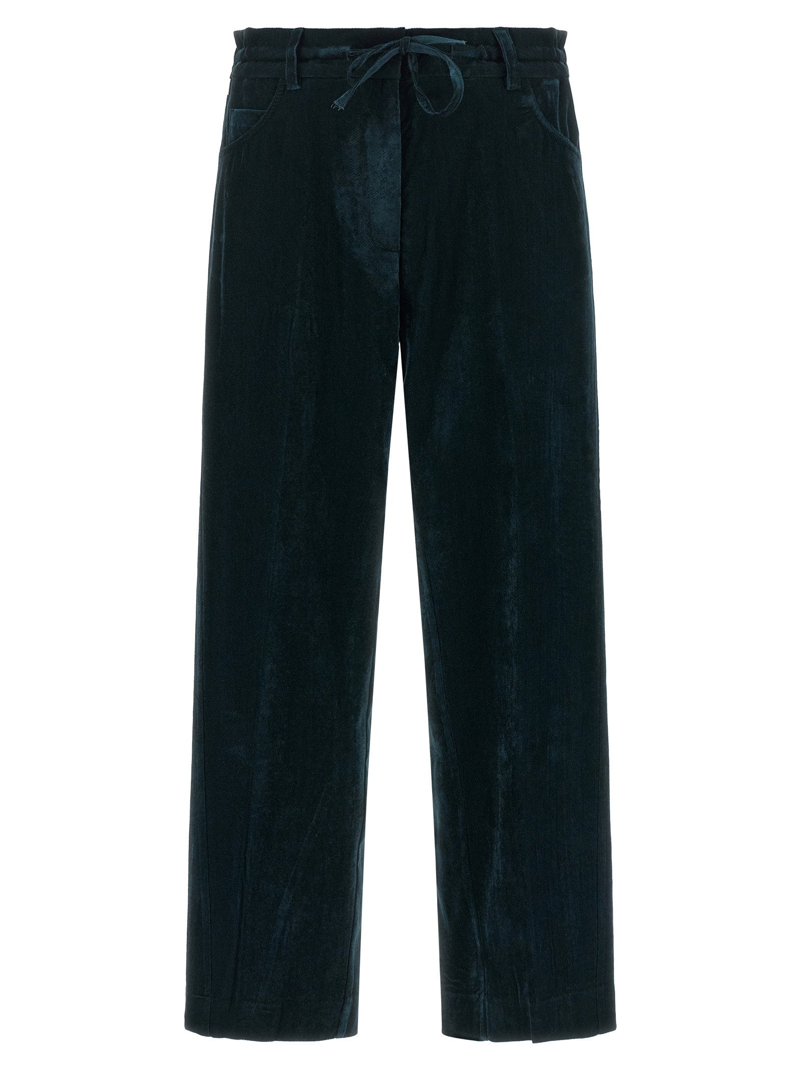 Nude Velvet Pants