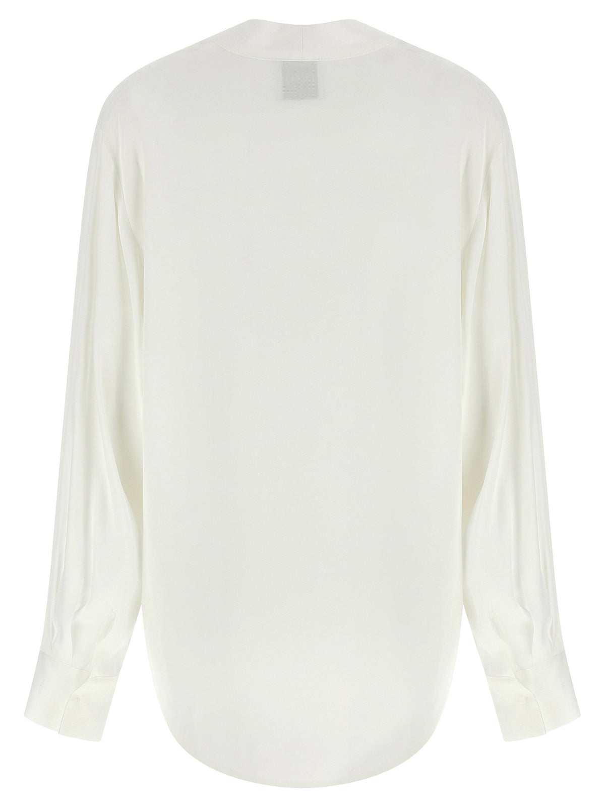 Nude V-neck Blouse