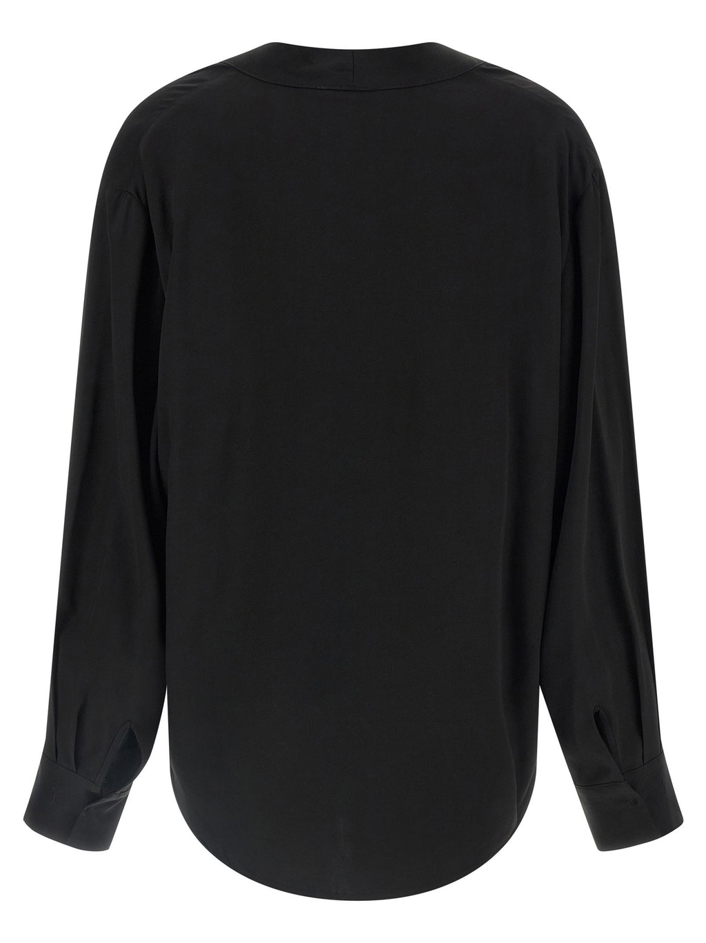 Nude V-neck Blouse