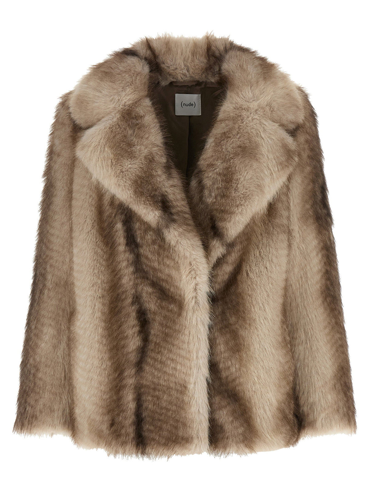 Nude Faux Fur Jacket