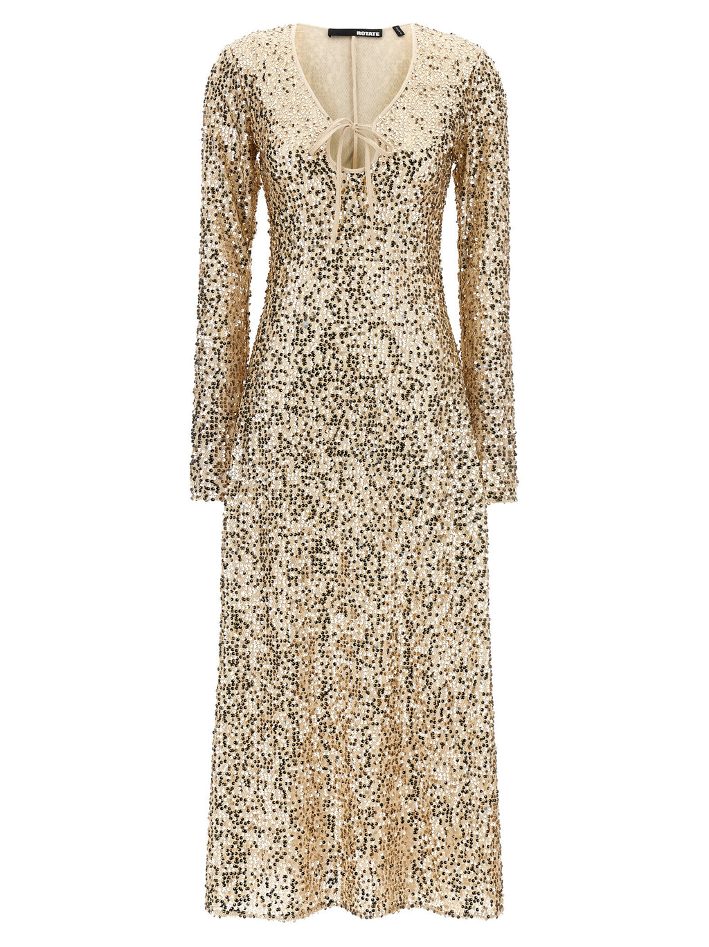 Rotate Birger Christensen Net Sequins Midi Dress