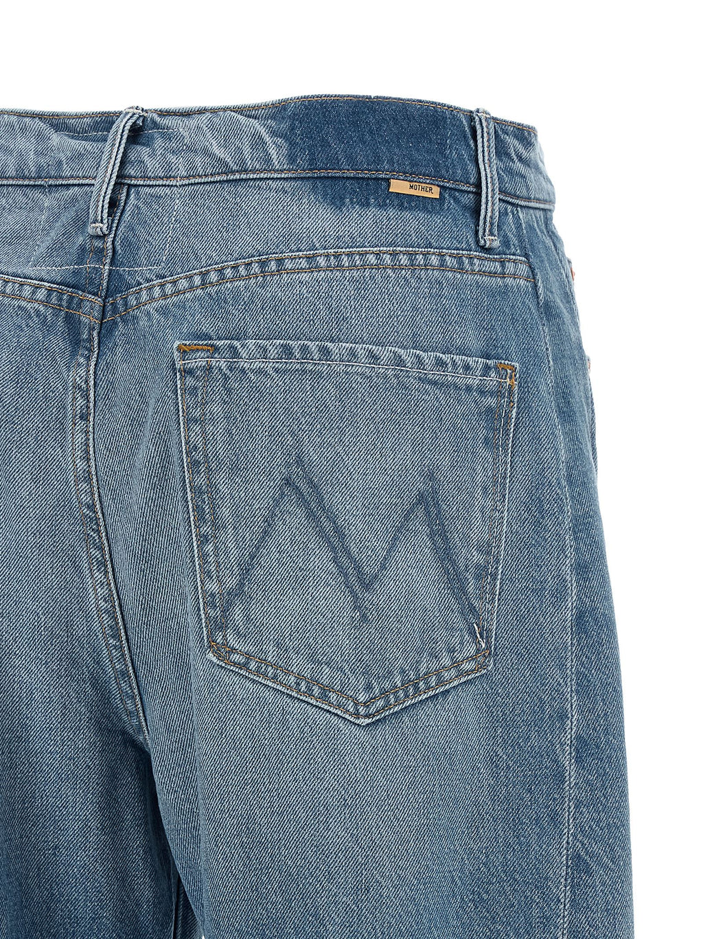 Mother The Half-pipe Ankle Cuff Fray Jeans