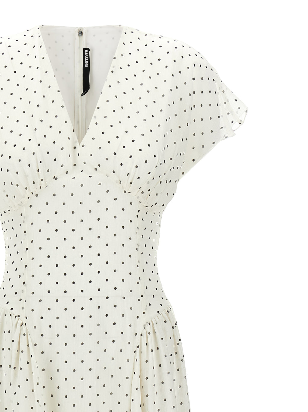 Rotate Birger Christensen Polka Dot Maxi Dress