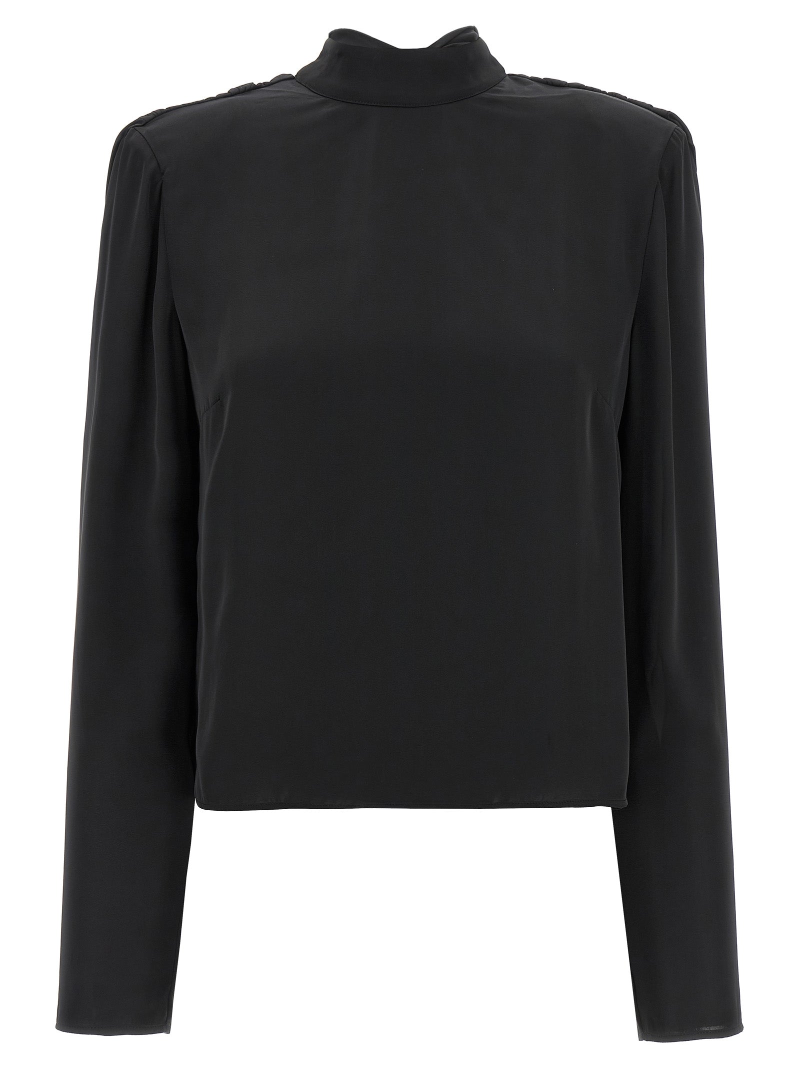 Rotate Birger Christensen Satin Drapy Back Top