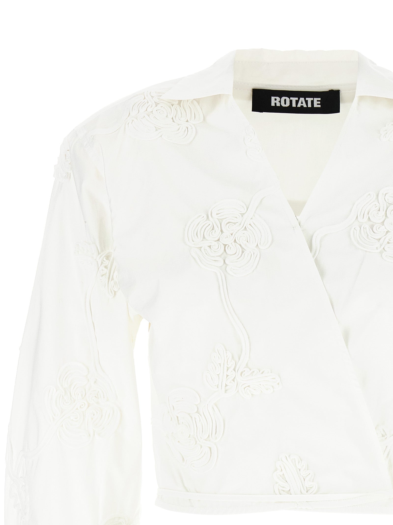 Rotate Birger Christensen Wrap Cotton Shirt