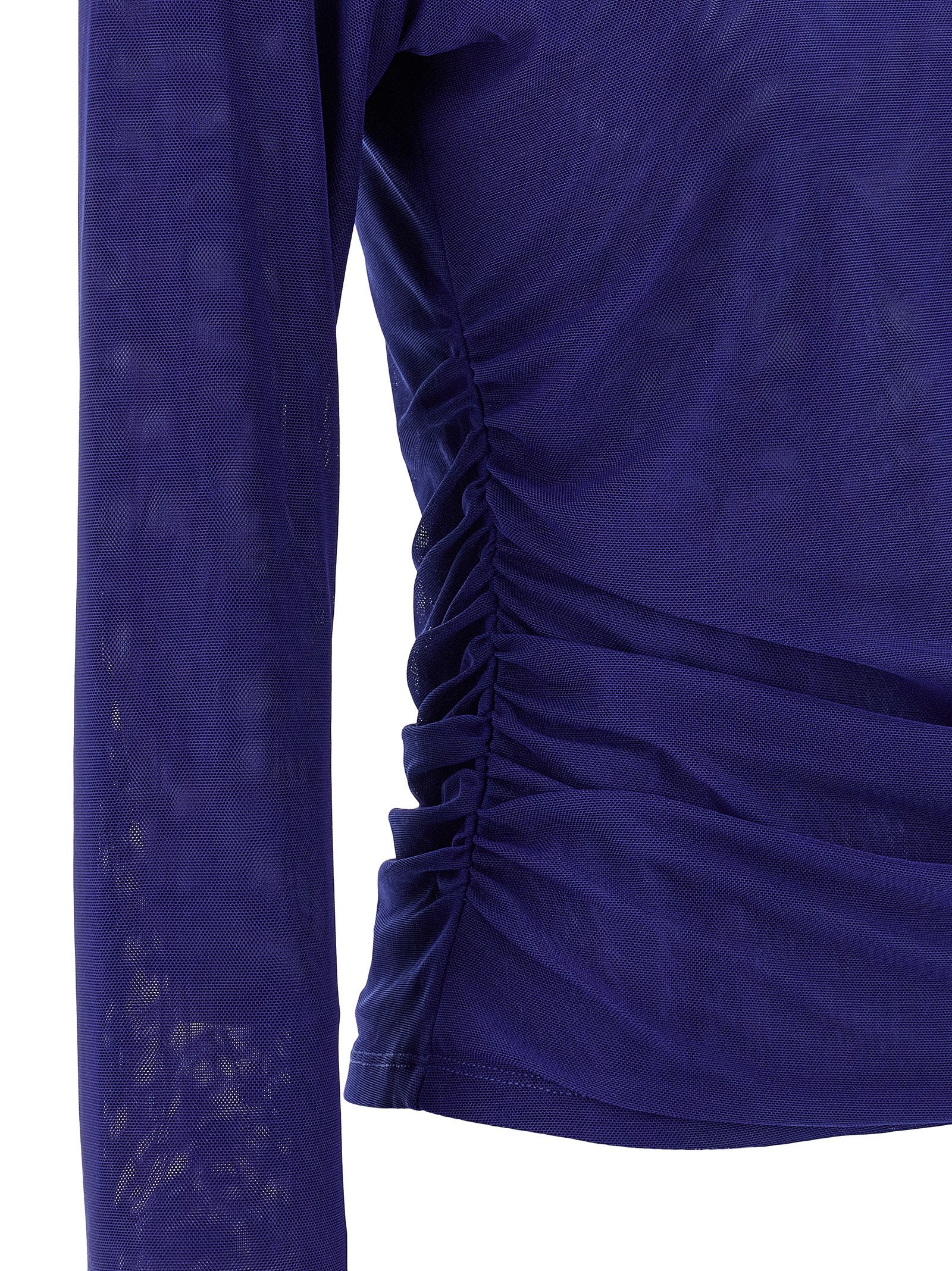Rotate Birger Christensen Mesh Rouched Sweater