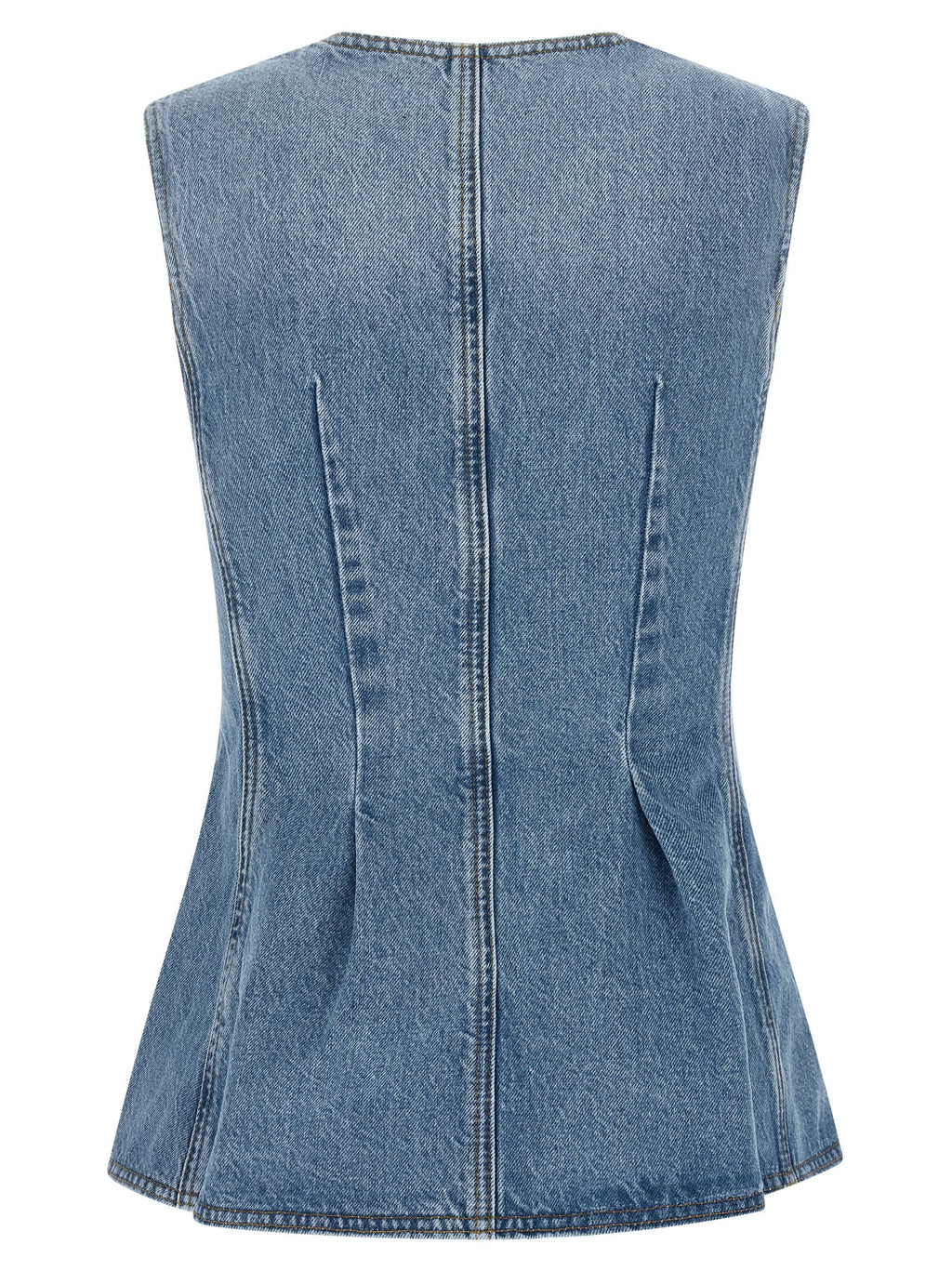 Rotate Birger Christensen Flared Denim Top