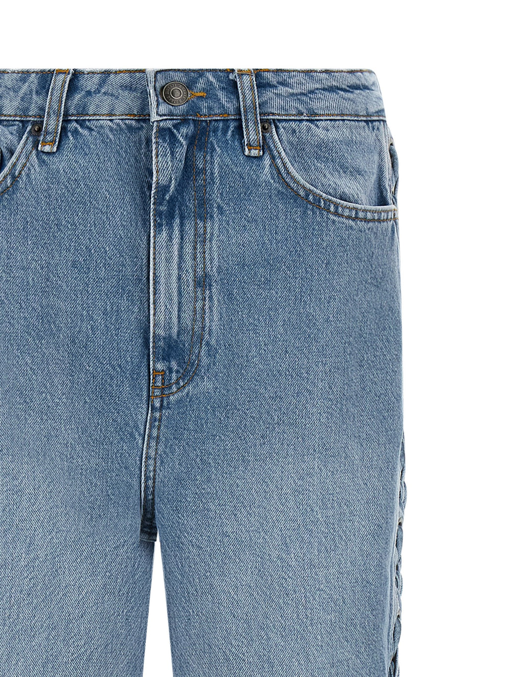Rotate Birger Christensen Twisted Lacing Jeans