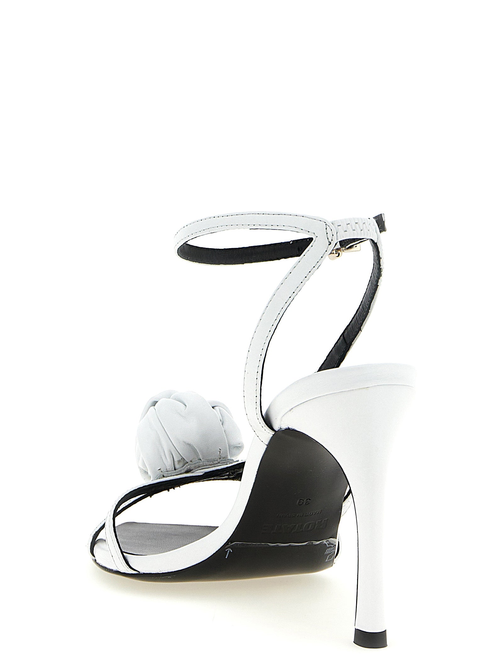 Rotate Birger Christensen Leather Knot Sandals