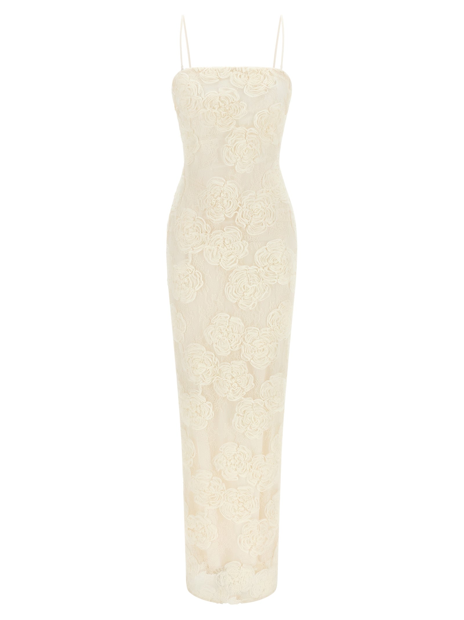 Rotate Birger Christensen Flower Mesh Tube Dress