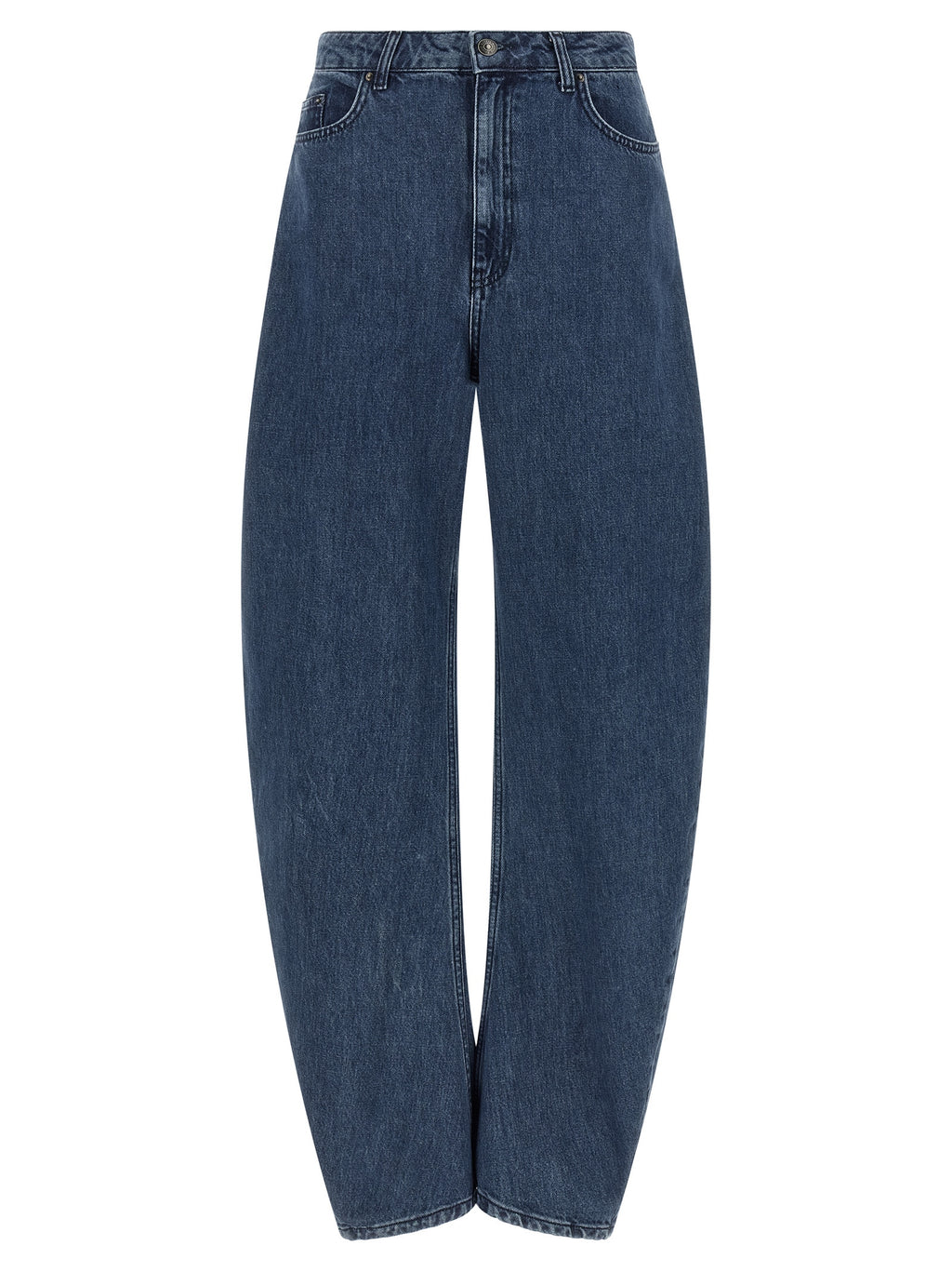 Rotate Birger Christensen Draped Barrel Leg Jeans