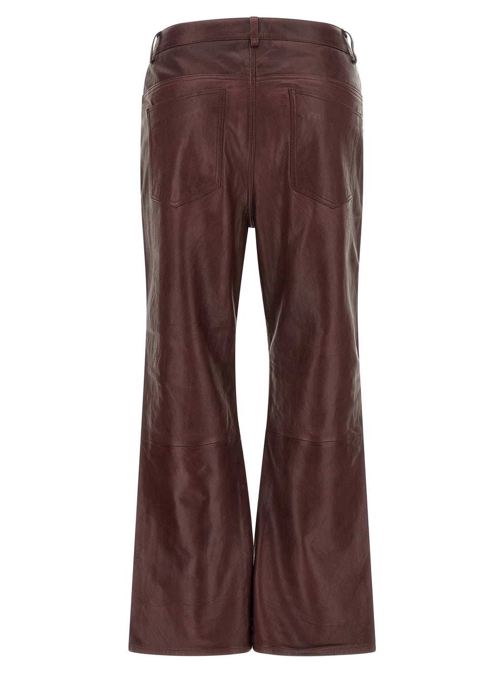 Rotate Birger Christensen Flared Leather-effect Pants