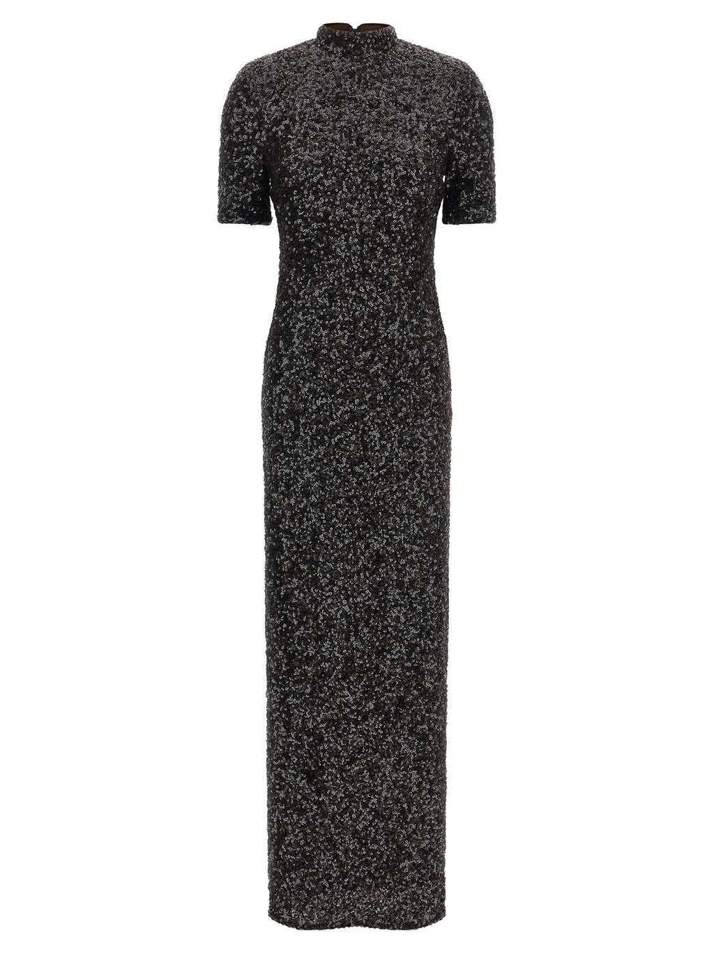 Rotate Birger Christensen Sequins Maxi Slit Dress